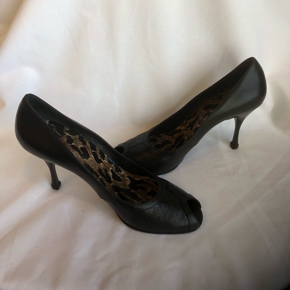 Black Peep Toe Heel (EUR 39.5) - Picture 2 of 4